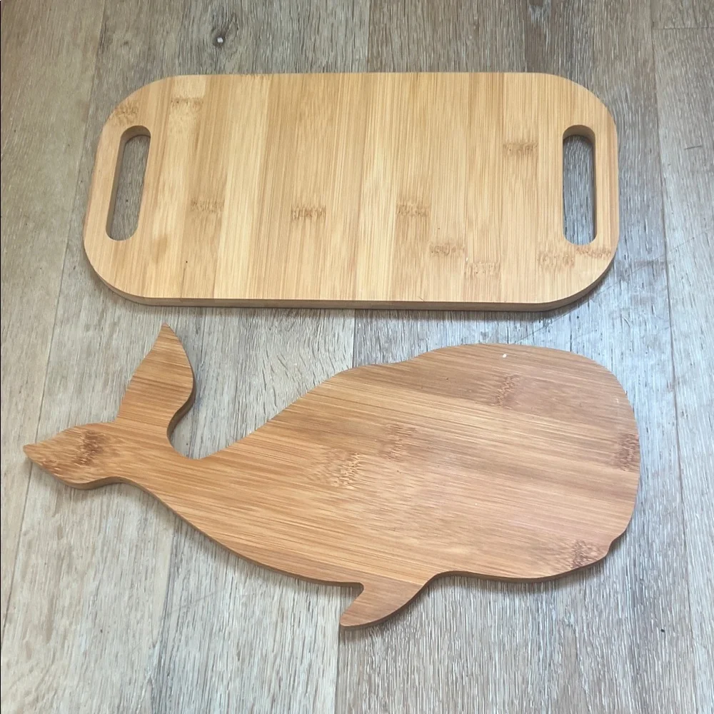 2Cutting Boards Whale and Welcome Cutting Board Set